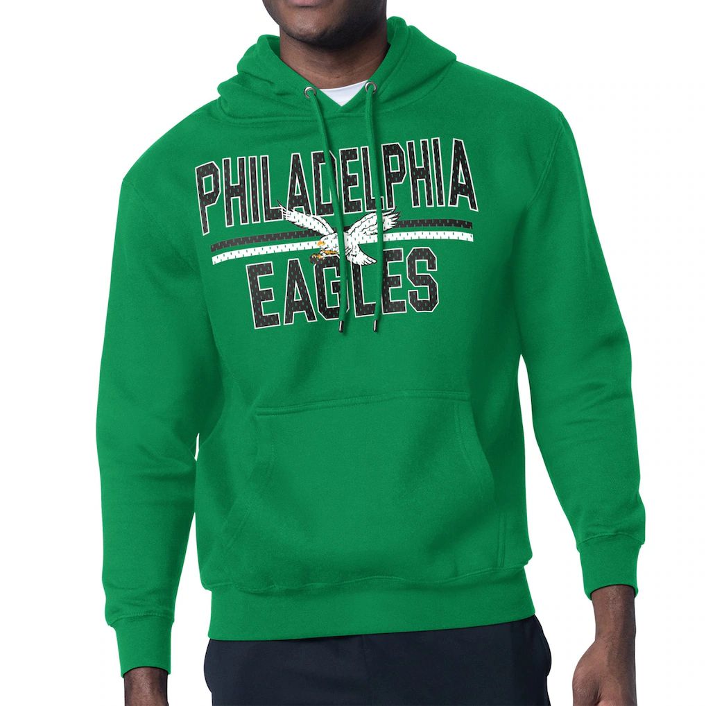 Men 2026 NFL Philadelphia Eagles Green Hoodie hooded style 02
